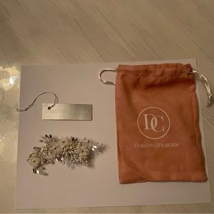 Bridal hair piece. Mila floral hair clip